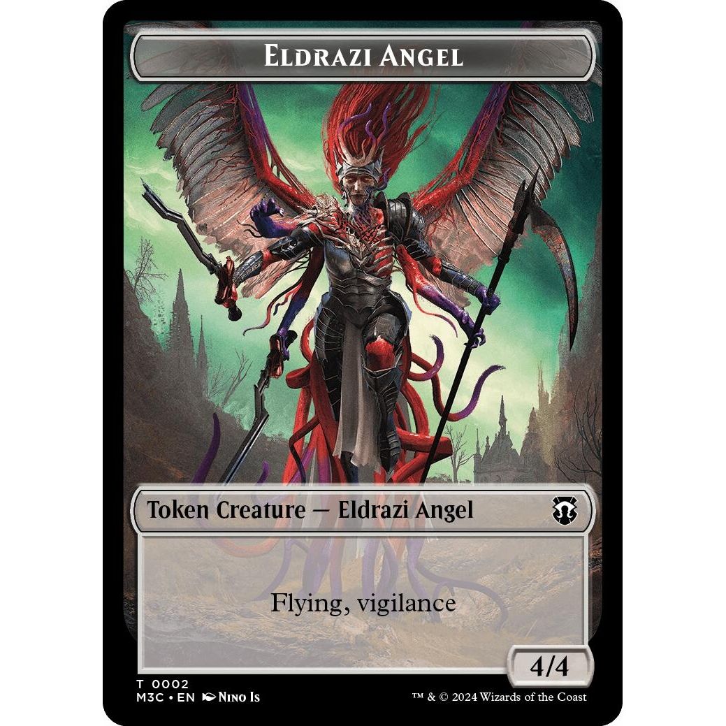 Image for Eldrazi Angel (Ripple Foil) // Copy Double-Sided Token (2 // 1) (M3C) - Magic: The Gathering