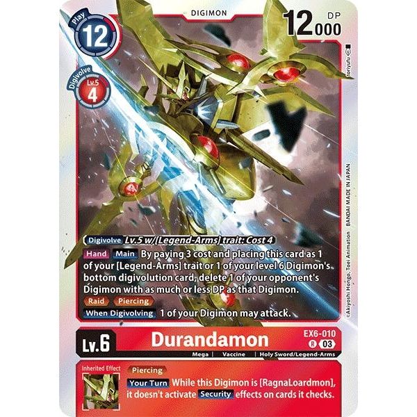 Image for Durandamon (EX6-010 R) (EX06) - Digimon Card Game