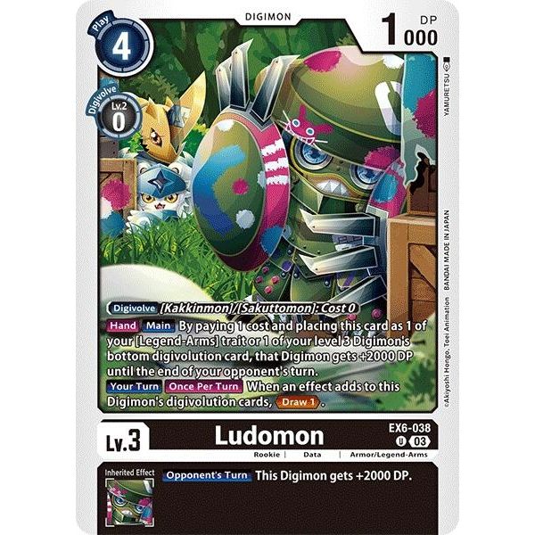 Image for Ludomon (EX6-038 U) (EX06) - Digimon Card Game