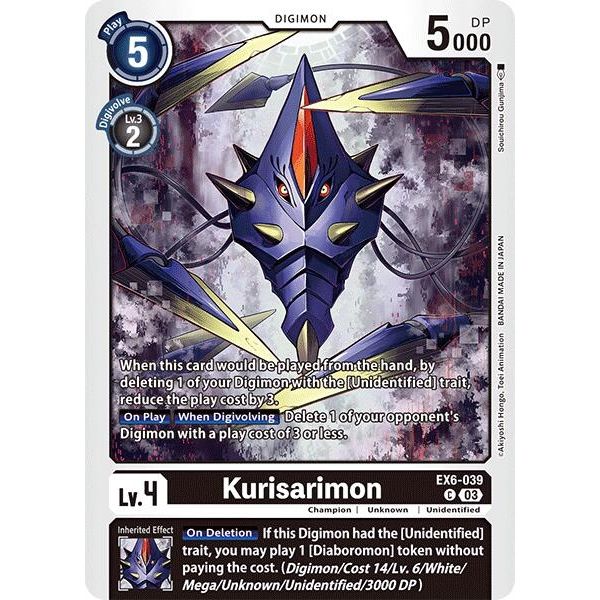 Image for Kurisarimon (EX6-039 C) (EX06) - Digimon Card Game