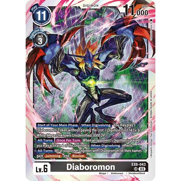 Image for Diaboromon (EX6-043 SR) (EX06) - Digimon Card Game
