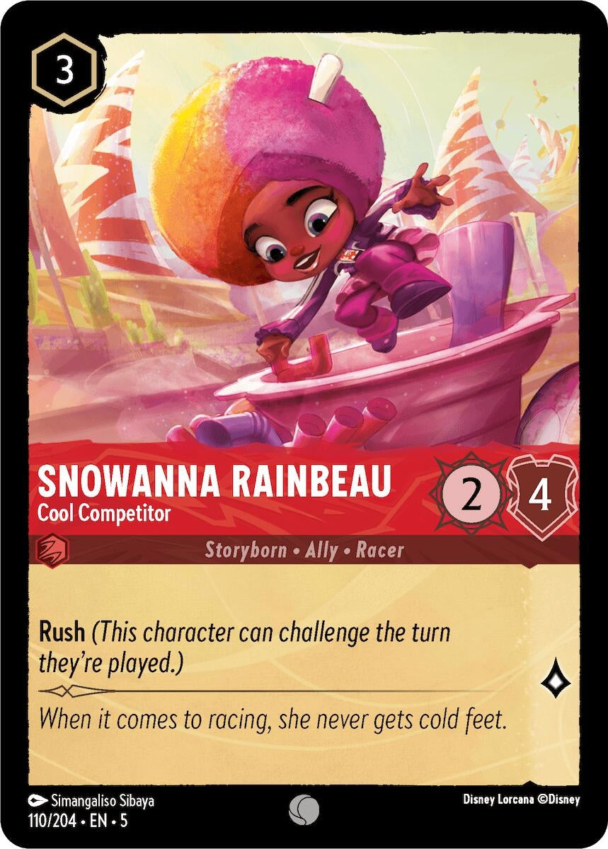 Image for Snowanna Rainbeau - Cool Competitor (110/204) (5) - Disney Lorcana