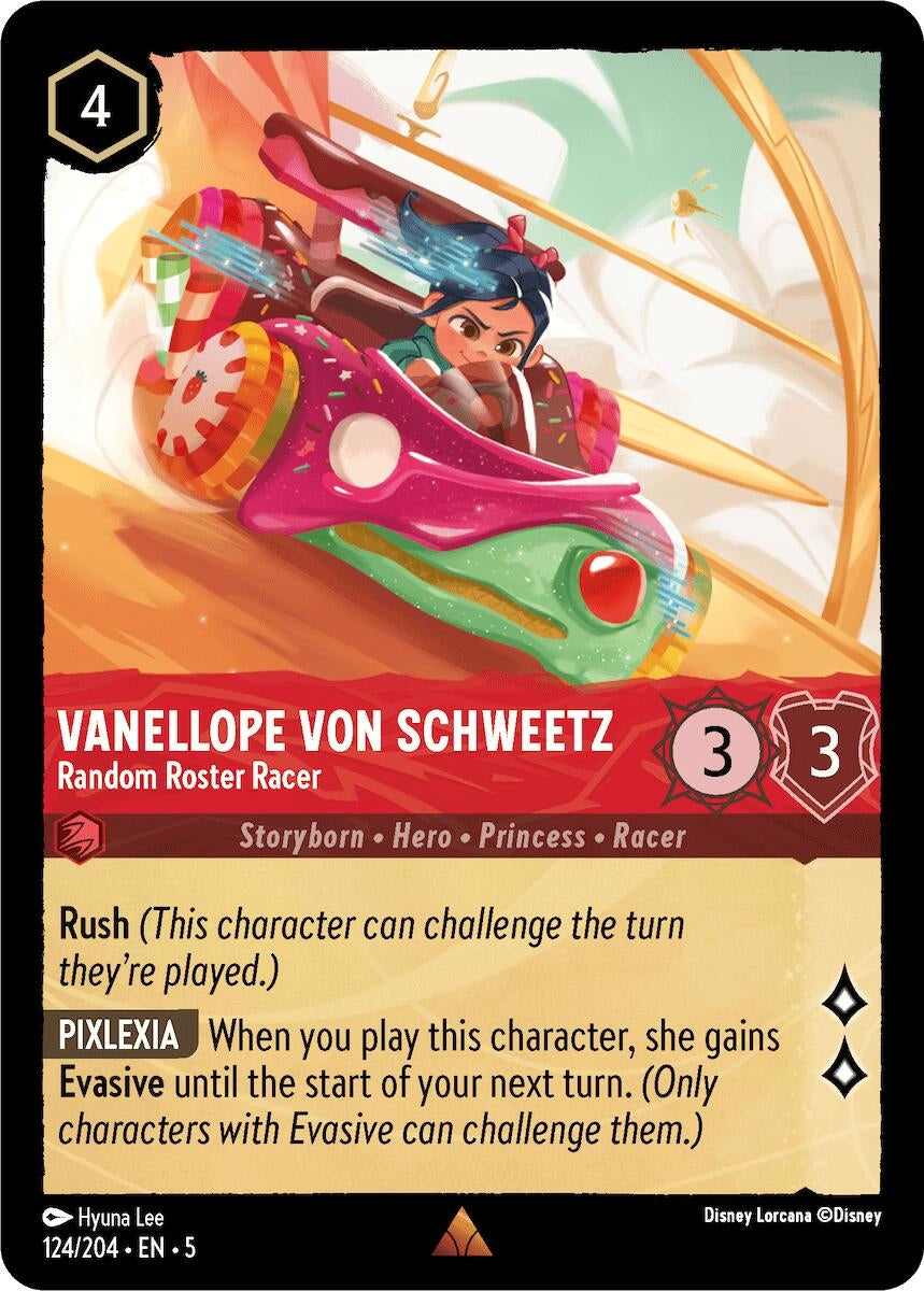 Image for Vanellope von Schweetz - Random Roster Racer (124/204) (5) - Disney Lorcana