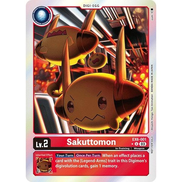 Image for Sakuttomon (Box Promotion Pack: Infernal Ascension) (EX6-001 U) (EX06) - Digimon Card Game