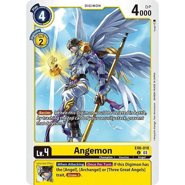 Image for Angemon (EX6-019 U) (EX06) - Digimon Card Game
