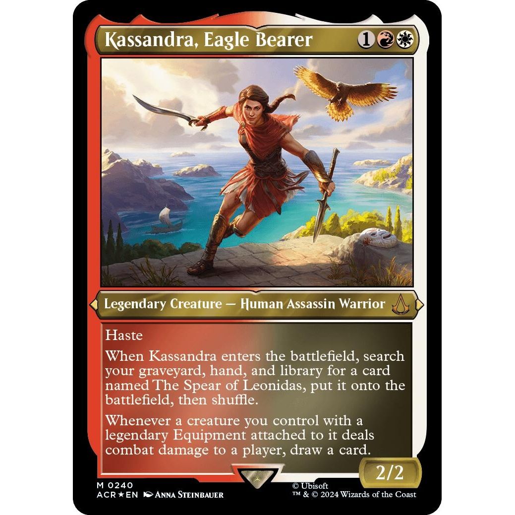 Image for Kassandra, Eagle Bearer (Foil Etched) (240) (ACR) - Magic: The Gathering
