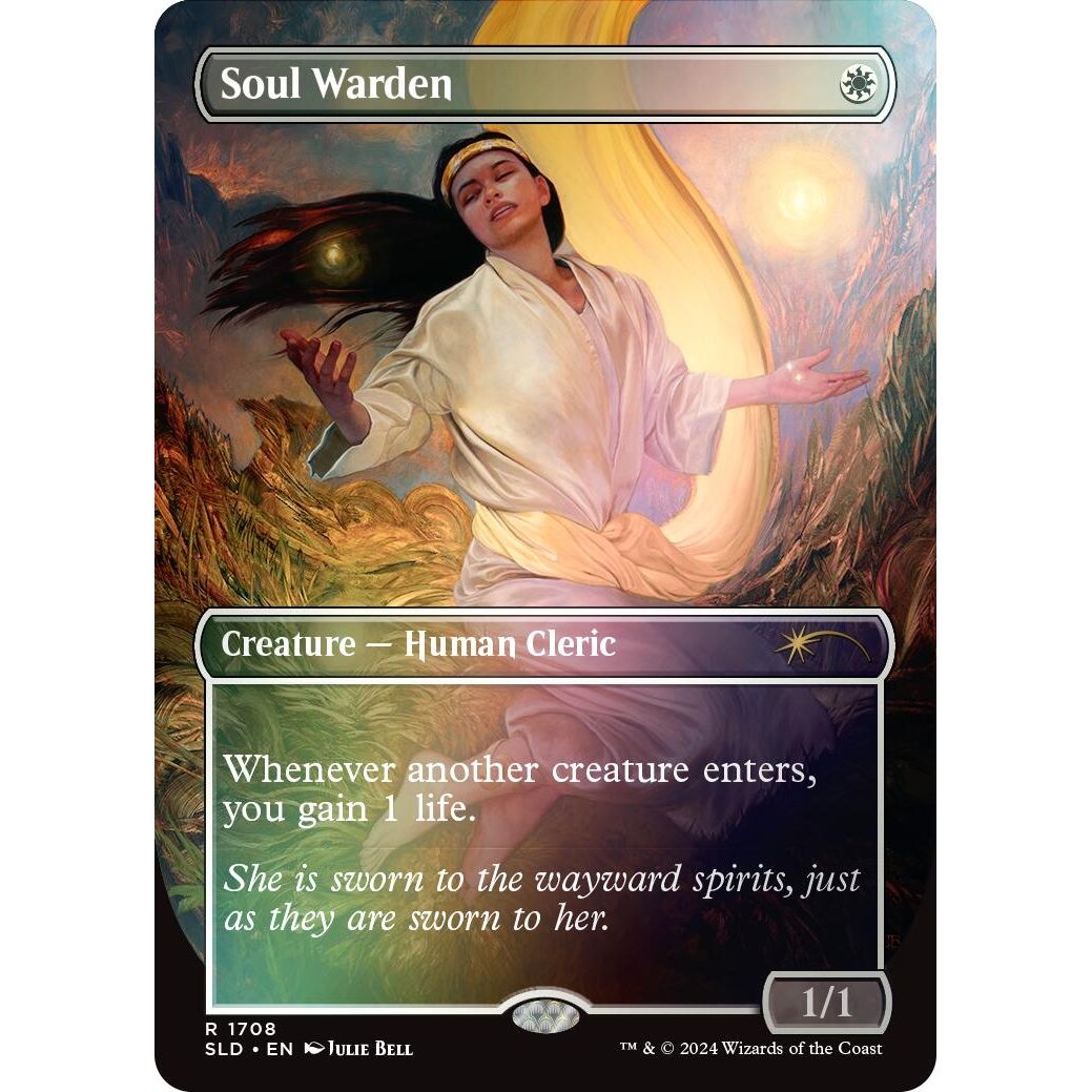 Image for Soul Warden (Rainbow Foil) (1708) (SLD) - Magic: The Gathering