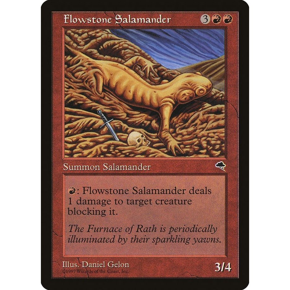 Image for Flowstone Salamander (175) (TMP) - Magic: The Gathering