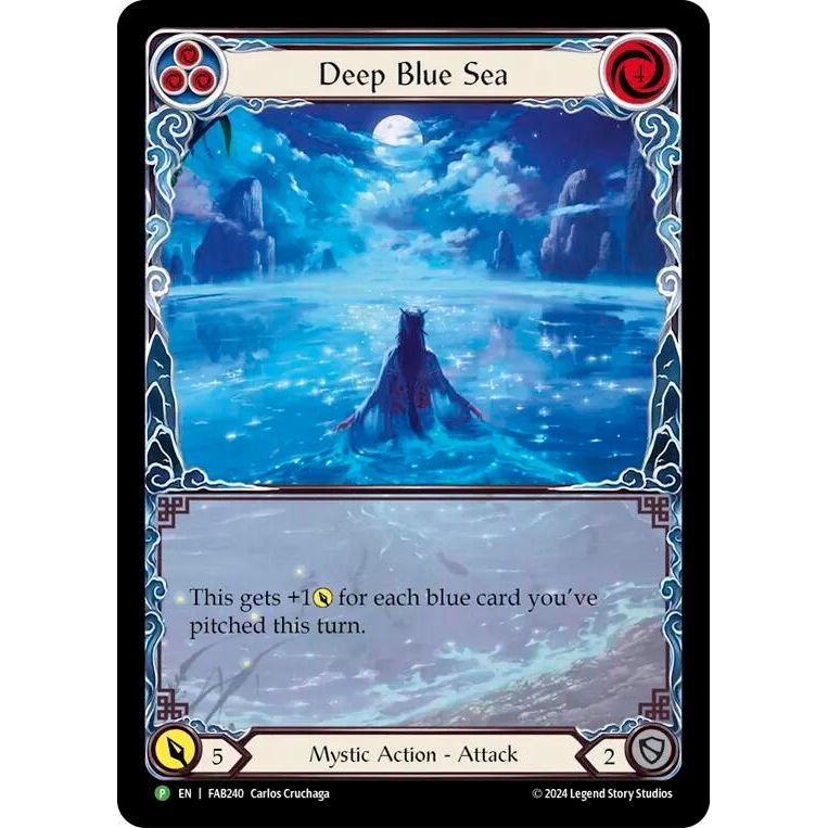 Image for Deep Blue Sea - FAB240 (FAB240) (PR) - Flesh and Blood TCG