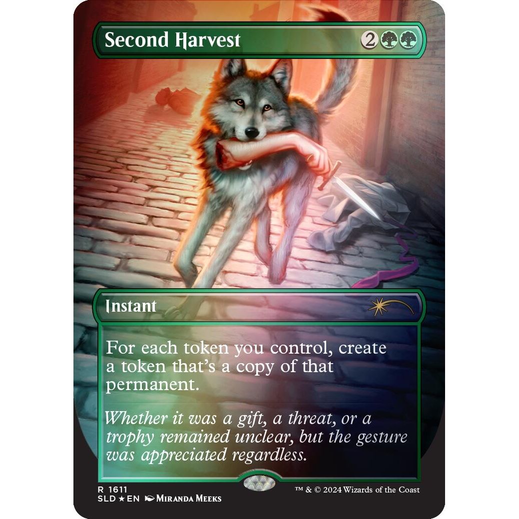 Image for Second Harvest (Rainbow Foil) (1611) (SLD) - Magic: The Gathering