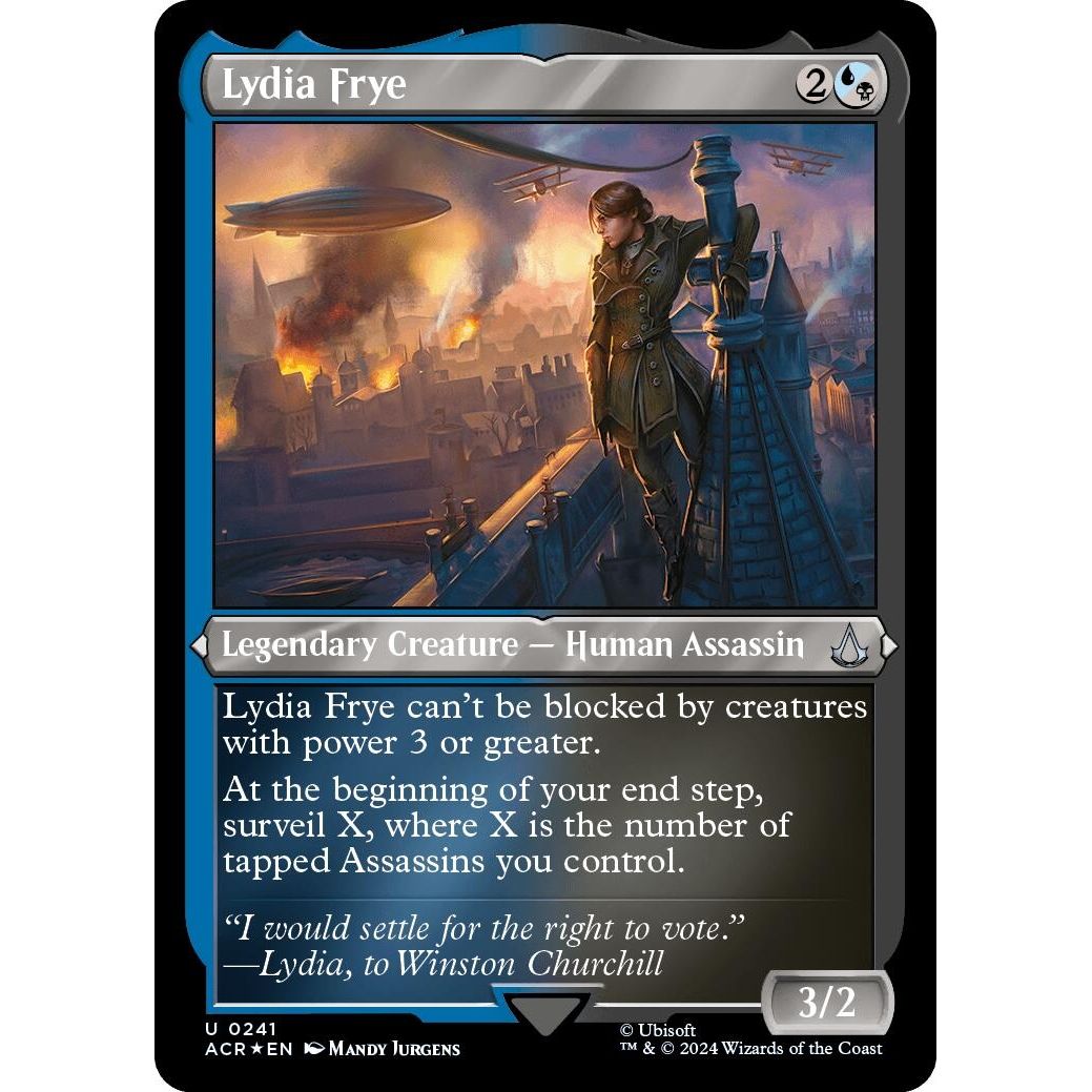 Image for Lydia Frye (Foil Etched) (241) (ACR) - Magic: The Gathering