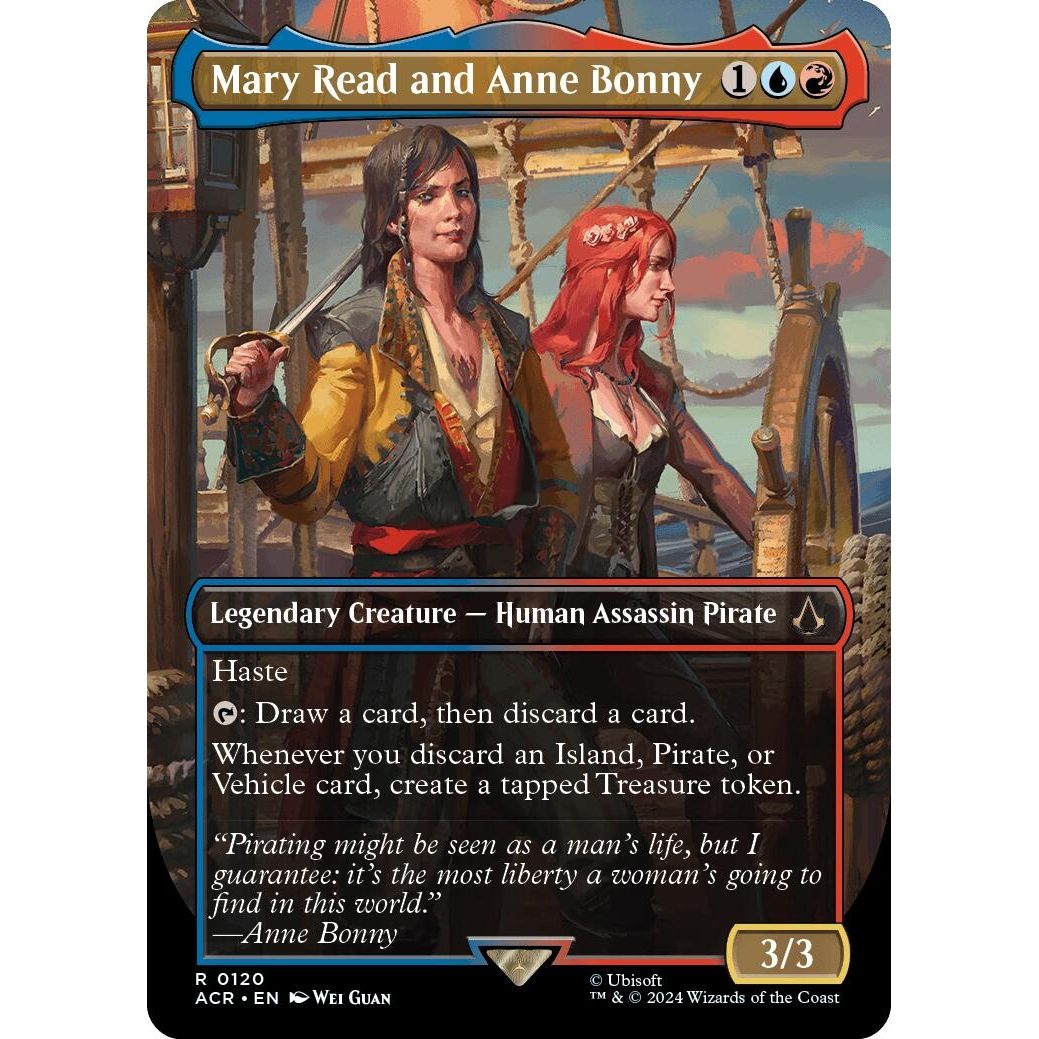 Image for Mary Read and Anne Bonny (Borderless) (120) (ACR) - Magic: The Gathering
