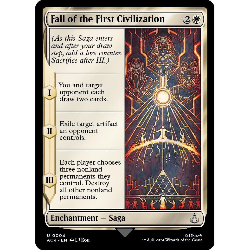 Image for Fall of the First Civilization (4) (ACR) - Magic: The Gathering