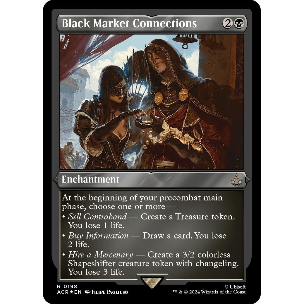 Image for Black Market Connections (Foil Etched) (198) (ACR) - Magic: The Gathering