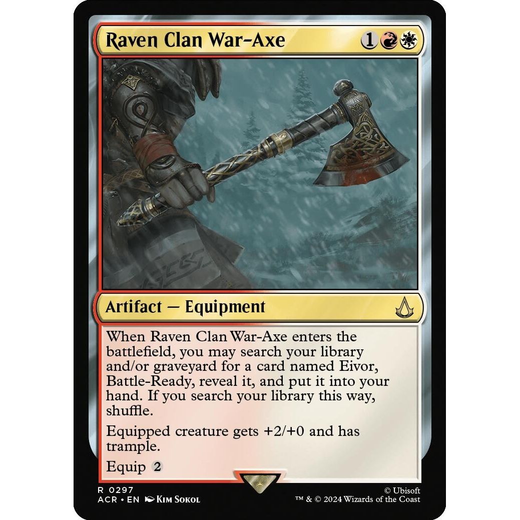 Image for Raven Clan War-Axe (297) (ACR) - Magic: The Gathering