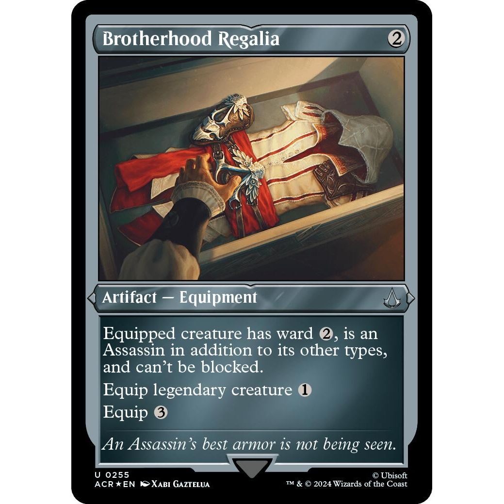Image for Brotherhood Regalia (Foil Etched) (255) (ACR) - Magic: The Gathering