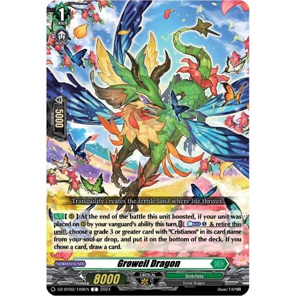 Image for Growell Dragon (DZ-BT02/109EN) (DZ-BT02) - Cardfight Vanguard
