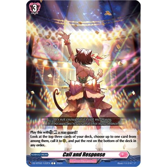 Image for Call and Response (DZ-BT02/122EN) (DZ-BT02) - Cardfight Vanguard