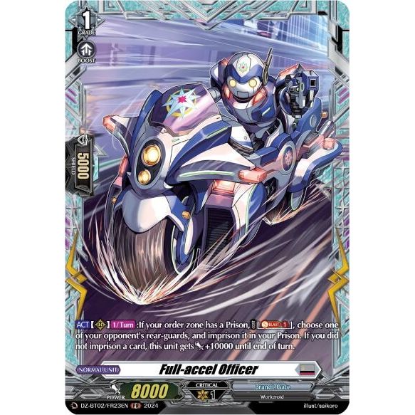 Image for Full-accel Officer (FR) (DZ-BT02/FR23EN) (DZ-BT02) - Cardfight Vanguard
