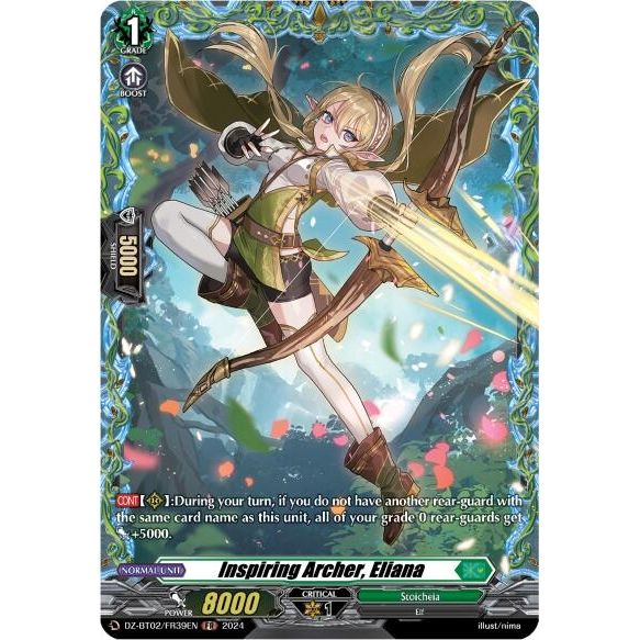 Image for Inspiring Archer, Eliana (FR) (DZ-BT02/FR39EN) (DZ-BT02) - Cardfight Vanguard