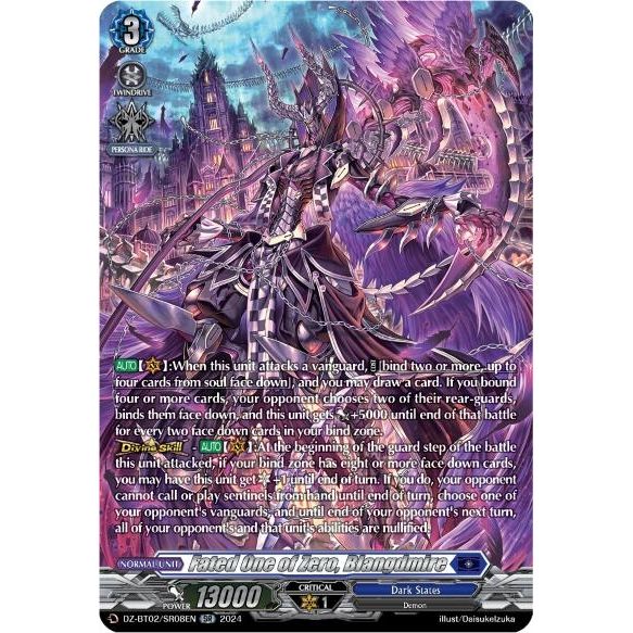 Image for Fated One of Zero, Blangdmire (SR) (DZ-BT02/SR08EN) (DZ-BT02) - Cardfight Vanguard