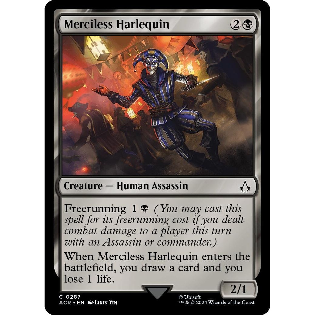Image for Merciless Harlequin (287) (ACR) - Magic: The Gathering