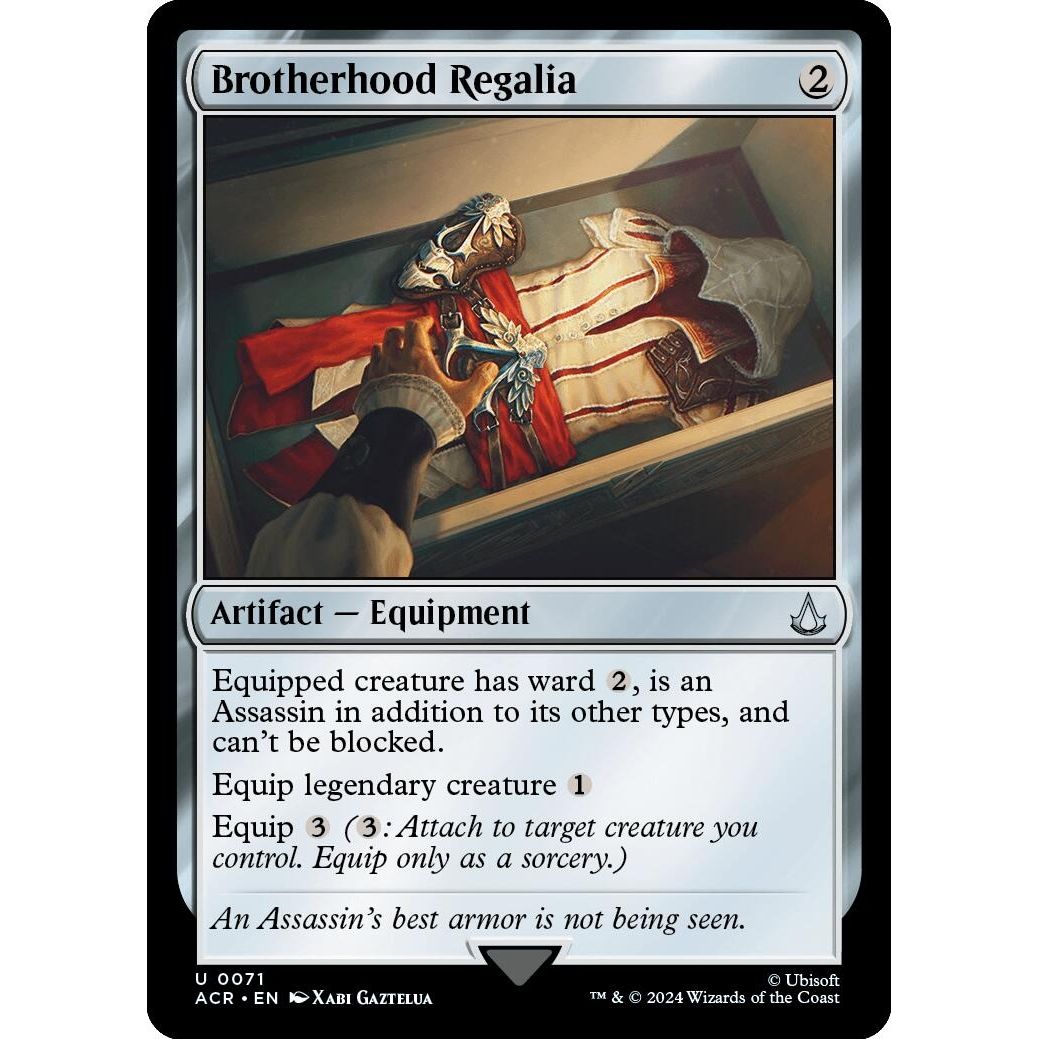 Image for Brotherhood Regalia (71) (ACR) - Magic: The Gathering