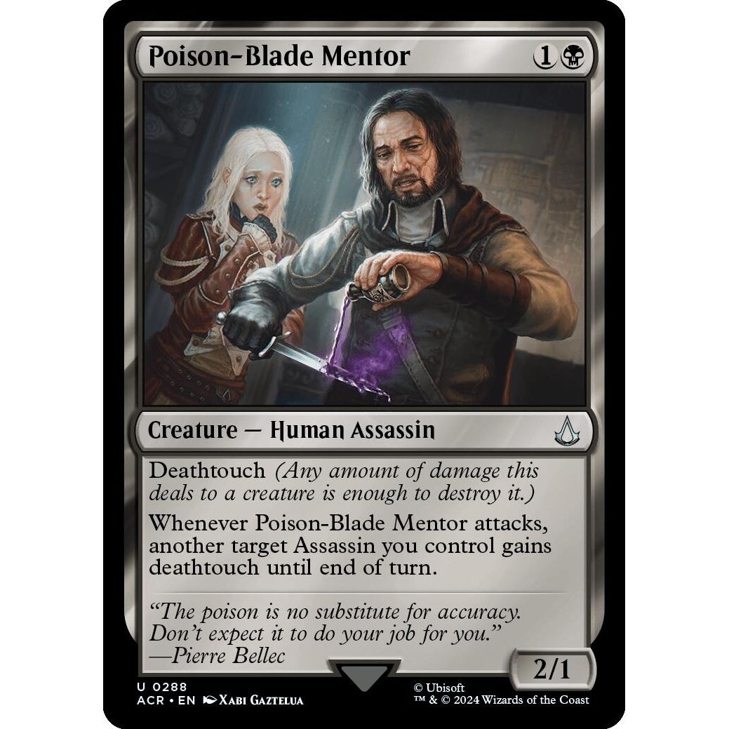 Image for Poison-Blade Mentor (288) (ACR) - Magic: The Gathering