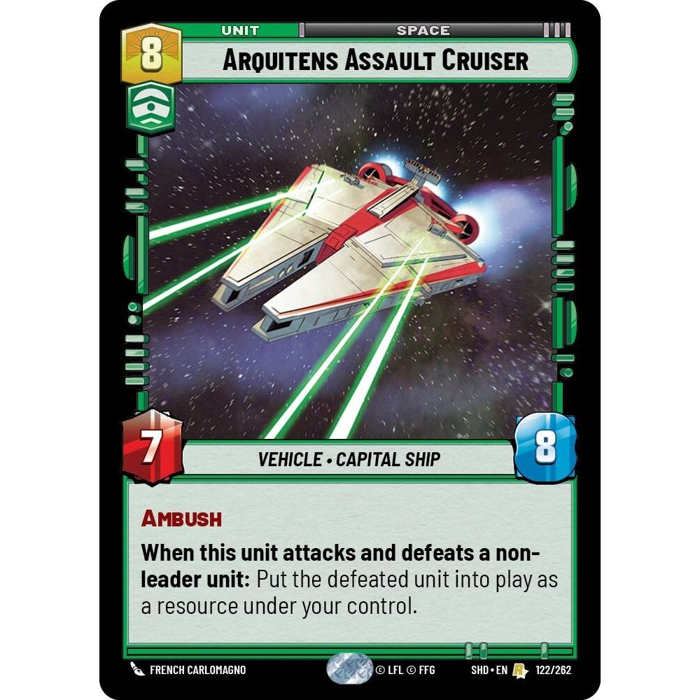 Image for Arquitens Assault Cruiser (122/262) (SHD) - Star Wars: Unlimited