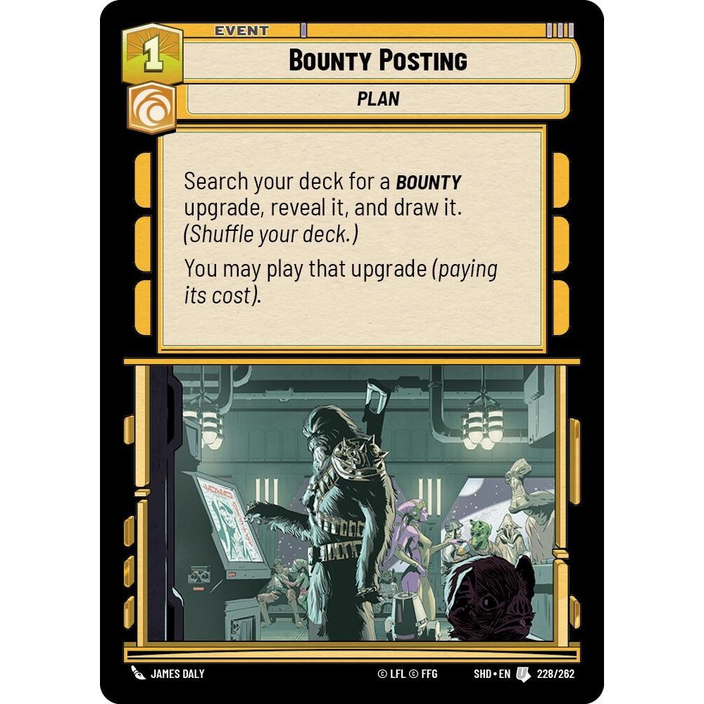 Image for Bounty Posting (228/262) (SHD) - Star Wars: Unlimited