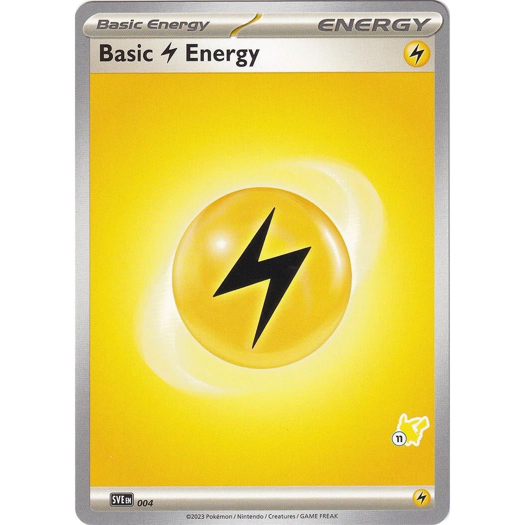 Image for Basic Lightning Energy - Pikachu 11 (004) (BA24) - Pokemon