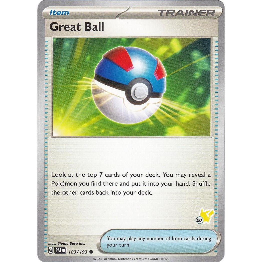 Image for Great Ball - Pikachu 57 (183/193) (BA24) - Pokemon
