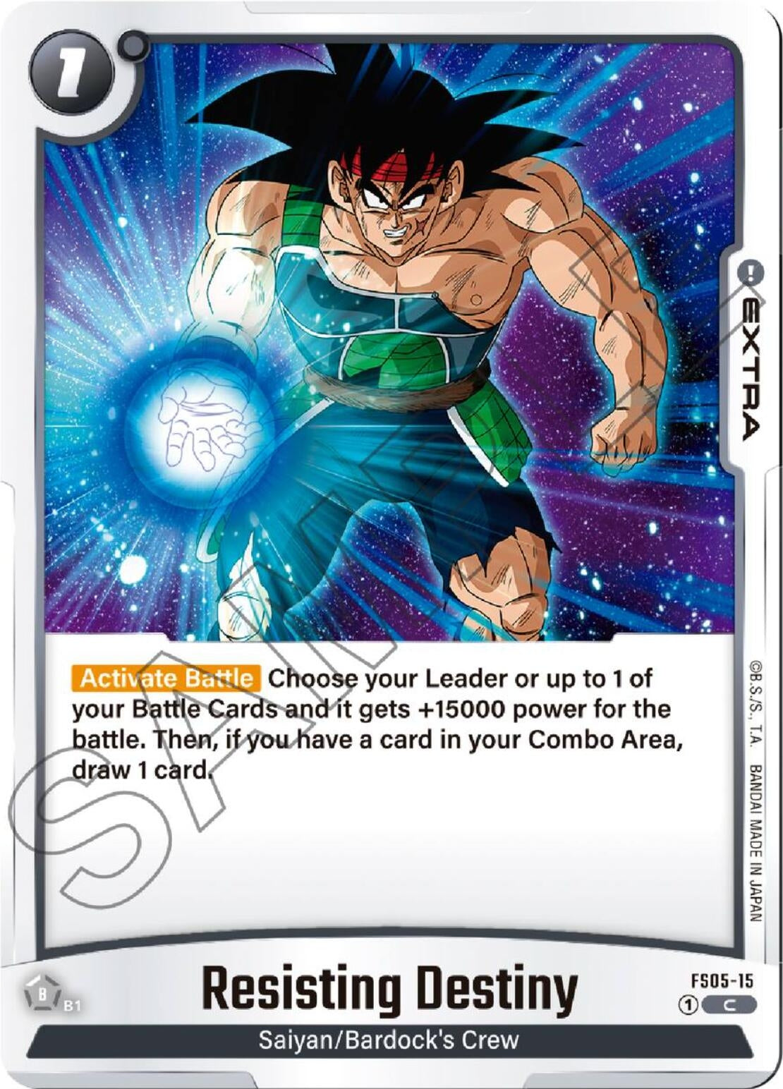 Image for Resisting Destiny (FS05-15) (FS05) - Dragon Ball Super: Fusion World