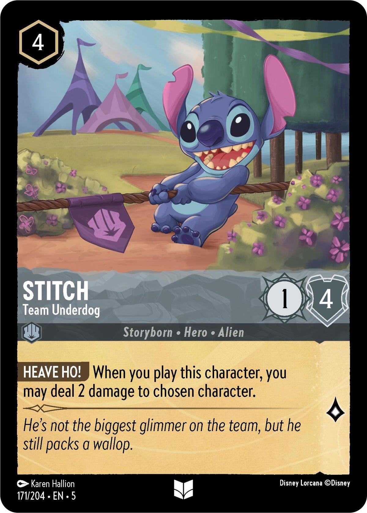 Image for Stitch - Team Underdog (171/204) (5) - Disney Lorcana