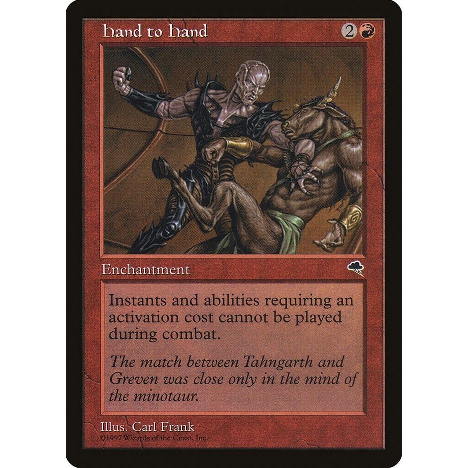 Image for Hand to Hand (180) (TMP) - Magic: The Gathering