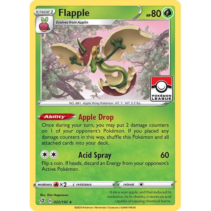 Image for Flapple - 022/192 (League Promo) (022/192) (PR) - Pokemon