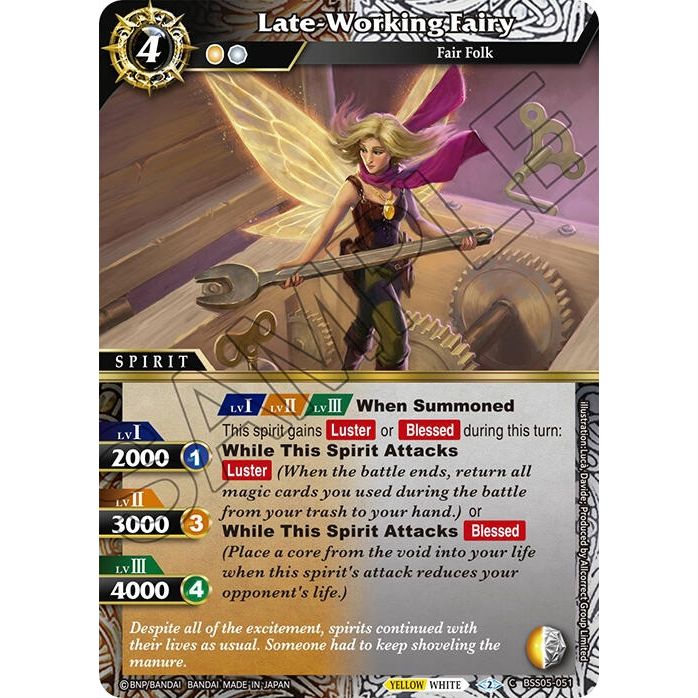 Image for Late-Working Fairy (BSS05-051) (BSS05) - Battle Spirits Saga