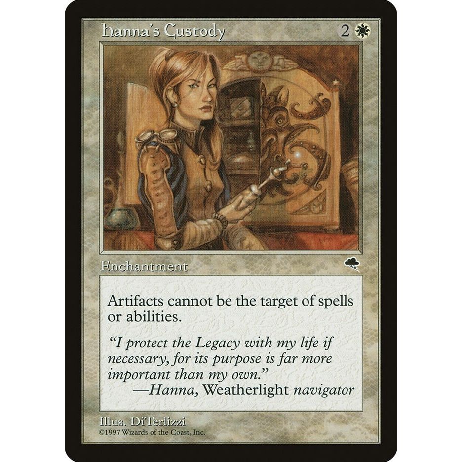 Image for Hanna's Custody (22) (TMP) - Magic: The Gathering