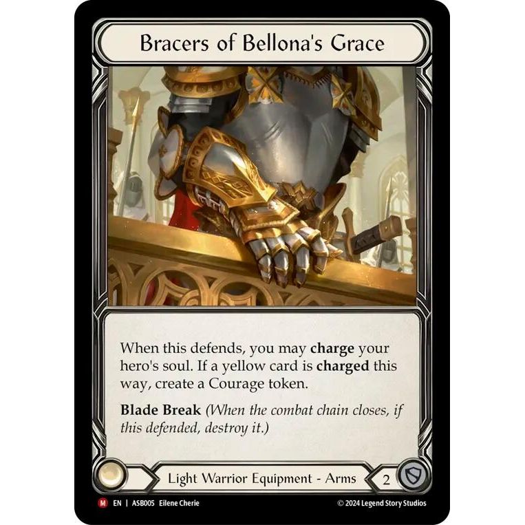 Image for Bracers of Bellona's Grace (ASB005) - Flesh and Blood TCG