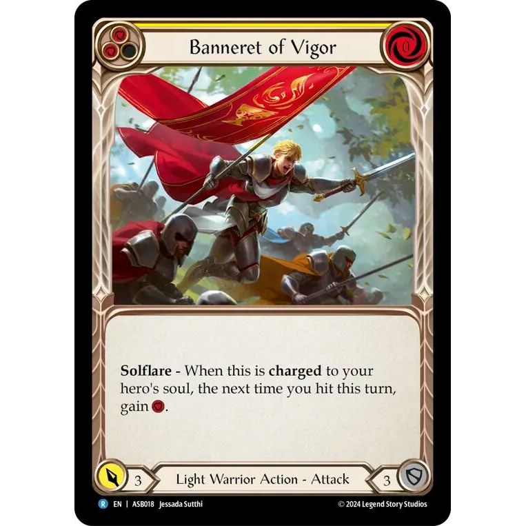 Image for Banneret of Vigor (ASB018) - Flesh and Blood TCG