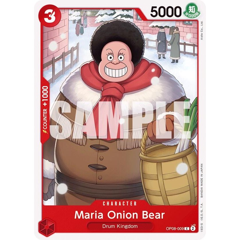 Image for Maria Onion Bear (OP08-009) (OP08) - One Piece Card Game