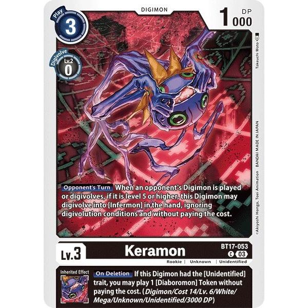 Image for Keramon (BT17-053 C) (BT17) - Digimon Card Game
