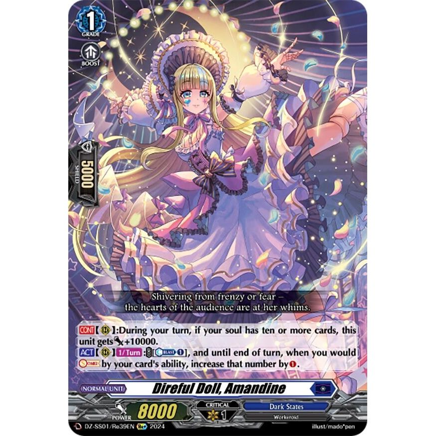 Image for Direful Doll, Amandine (DZ-SS01/Re39EN) (DZ-SS01) - Cardfight Vanguard