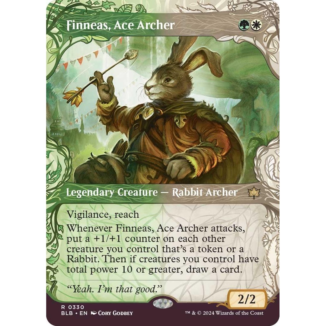Image for Finneas, Ace Archer (Showcase) (330) (BLB) - Magic: The Gathering