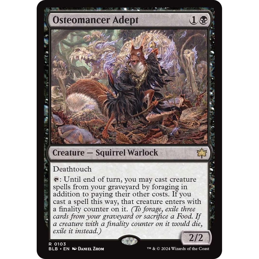 Image for Osteomancer Adept (103) (BLB) - Magic: The Gathering