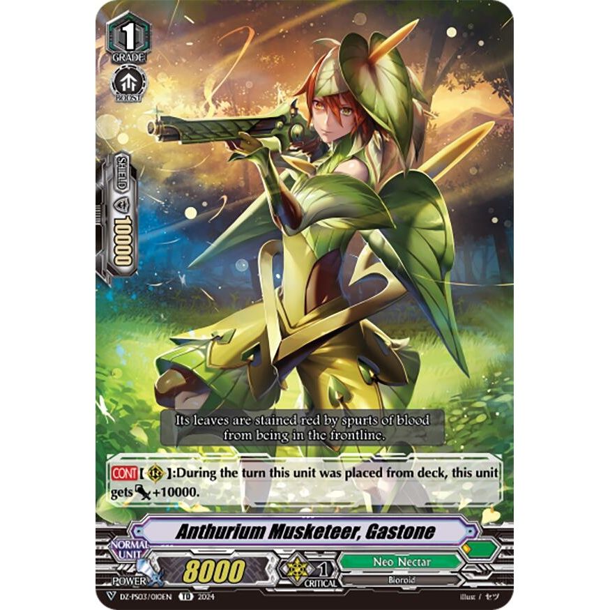 Image for Anthurium Musketeer, Gastone (DZ-PS03/010EN) (DZ-PS03) - Cardfight Vanguard