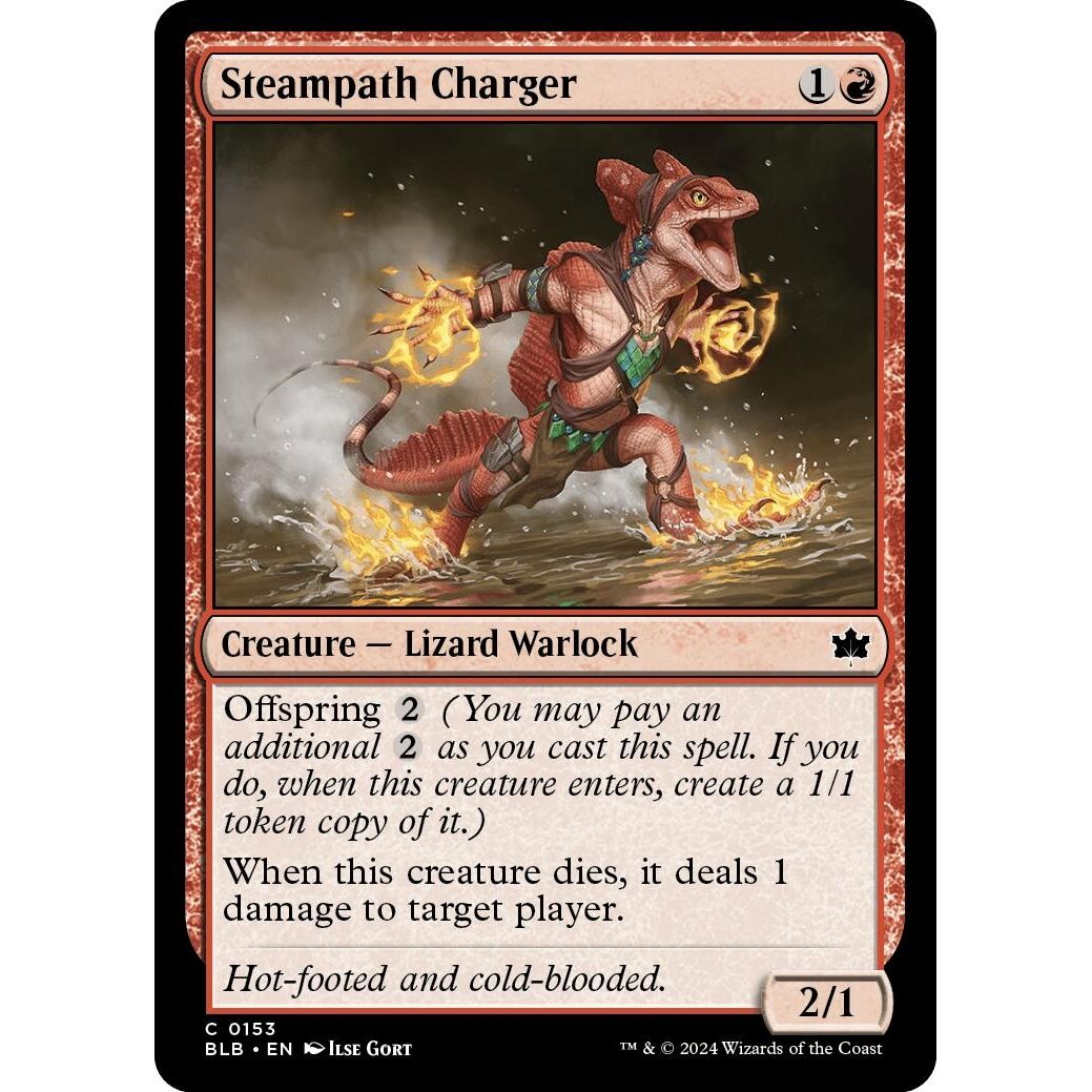 Image for Steampath Charger (153) (BLB) - Magic: The Gathering