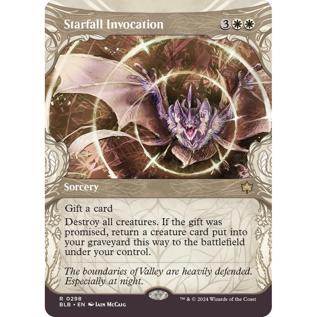 Image for Starfall Invocation (Showcase) (298) (BLB) - Magic: The Gathering