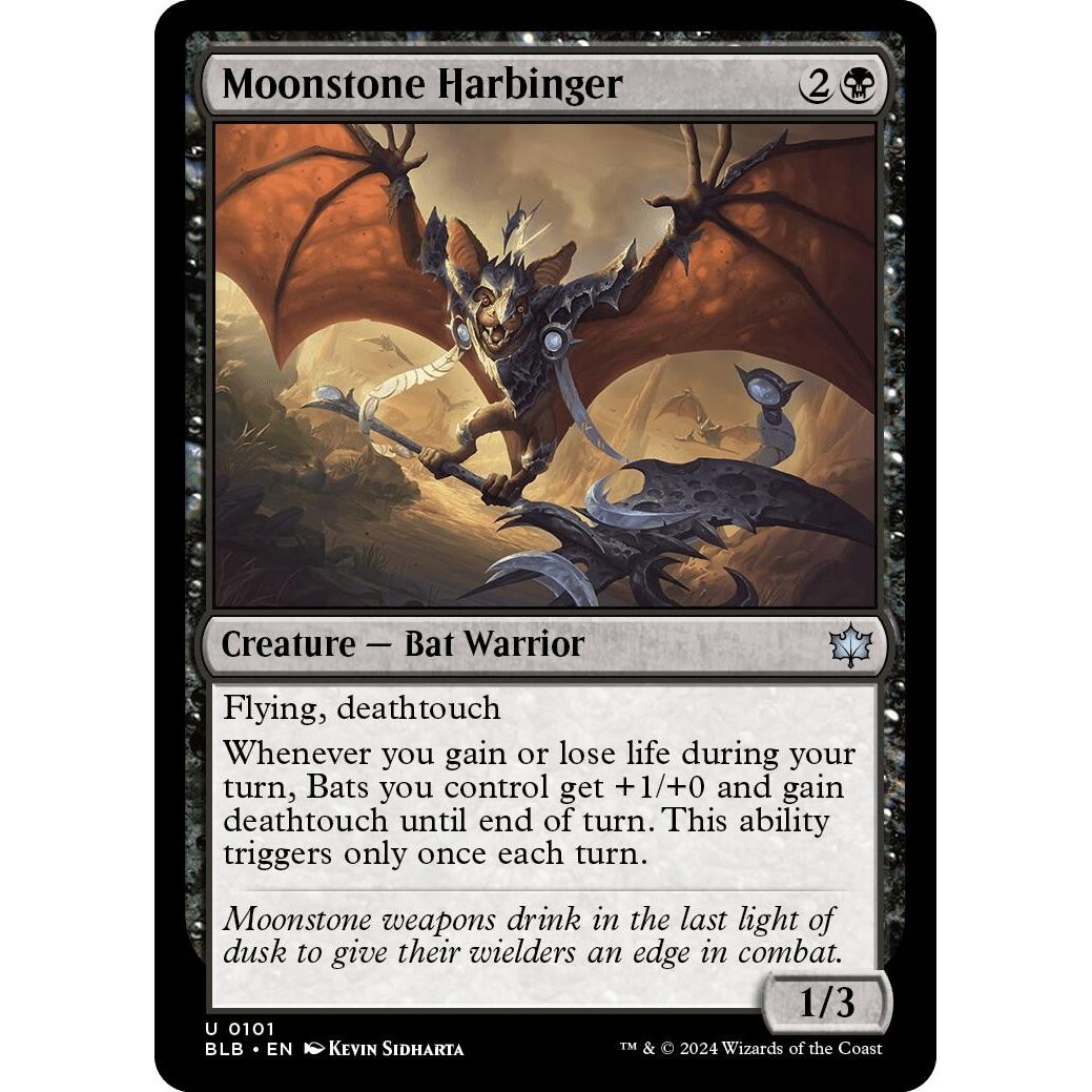 Image for Moonstone Harbinger (101) (BLB) - Magic: The Gathering