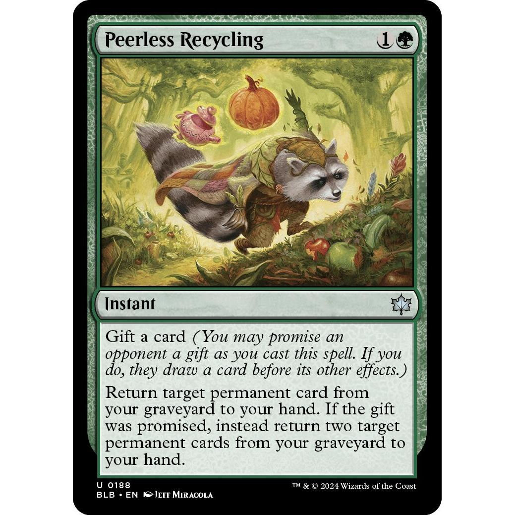 Image for Peerless Recycling (188) (BLB) - Magic: The Gathering